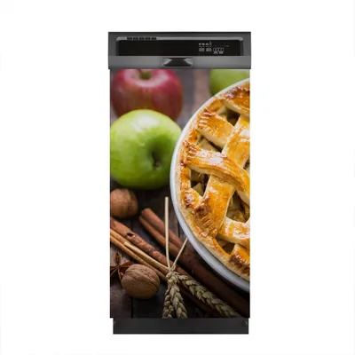 Produktbild von Aufkleber sticker 45x80 cm Dekorative folie Spülmaschine - Apfelkuchen Torte