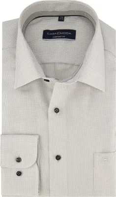 Produktbild von Casa Moda Businesshemd Comfort Fit grau Struktur