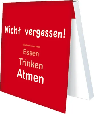 Produktbild von Gute-Laune-Klebezettel - Nicht vergessen