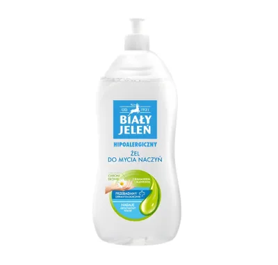 Obrázek produktu pro Biały Jeleń, Hipoalergiczny żel do mycia naczyń, 1 l