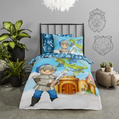 Immagine prodotto di Biancheria da letto per bambini Good Morning Knight 140×200/220 cm