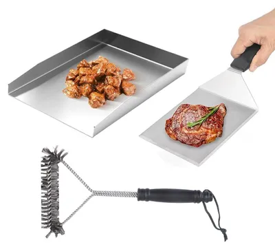 Produktbild von Edelstahl-Grillset für Barbecue und Outdoor-Kochen