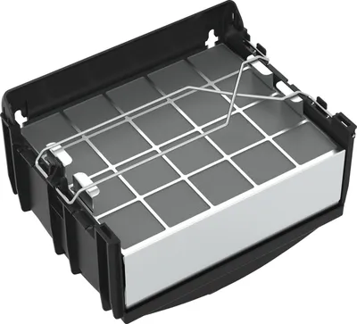 Produktbild von Neff Z51FXJ0X5, Recycling-Set für Dunstabzugshaube, Schwarz, Silber, Weiß, Neff, 253 mm, 200 mm, 193 mm