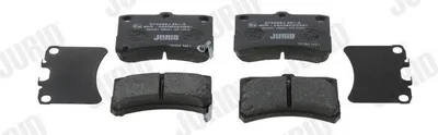 Produktbild von JURID Bremsbeläge Satz Vorne für DAIHATSU Cuore VI (L251, L250, L260) 572552J