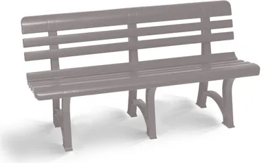 Produktbild von BICA Gartenbank Olimpia taupe | wetterfest | Ideal für Garten, Outdoor | Final