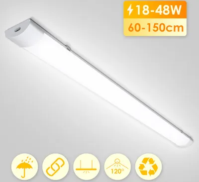 Produktbild von Jopassy LED Feuchtraumleuchte Deckenleuchten IP65 Neutralweiß Keller Garage Lampe Keller 60 cm