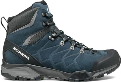 ZG Trek GTX Trekking Schuhe für Herren von Scarpa in Dunkelblau mit Schnürung und verstärkter Sohle.