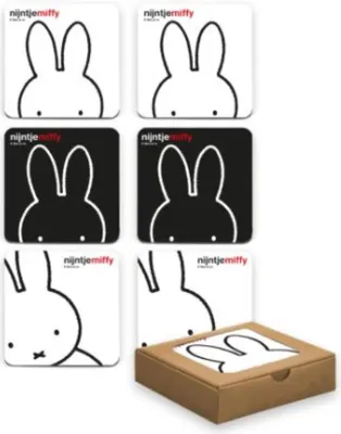 Immagine prodotto di Set di sottobicchieri Miffy Snout 6 pezzi