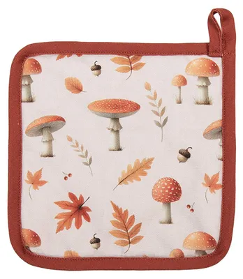 Zdjęcie produktu dla Clayre & Eef podkładka 20x20 cm beżowa bawełna