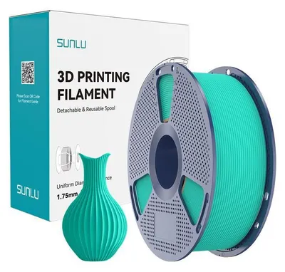 Produktbild von Sunlu PLA Classic Mint Filament 1.75 mm für FDM 3D Drucker geeignet