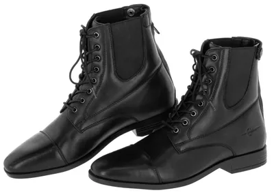 Produktbild von Covalliero  Stiefelette Premium black FS 2026 Leder robust mit Elastikeinsatz, Größe:35