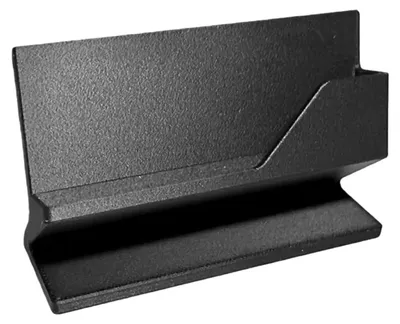 Produktbild von Eleganter Visitenkartenhalter aus schwarzem Kunststoff, ideal als Schreibtisch-Organizer für Büro und Hotel, professioneller Visitenkartenständer