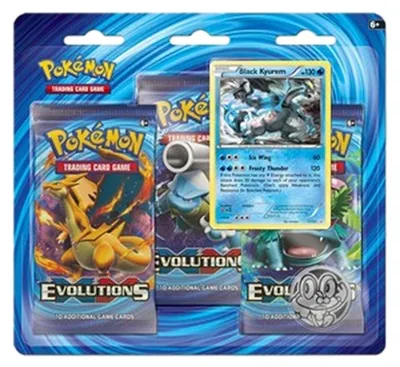 Zdjęcie produktu dla Pokemon Evolutions: Black Kyurem 3-Pack Blister