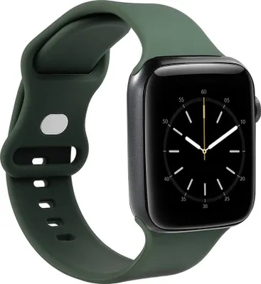 Produktbild von GEAR Armband Silikon OLIVE GRÜN Apple Watch 42/44/45
