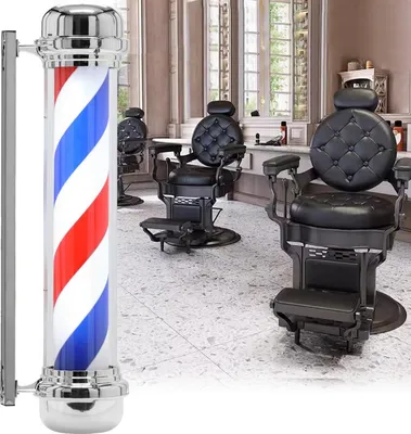 Immagine prodotto di Plafon colonna lampada LED barbershop insegna pubblicitaria salone 154,5 cm