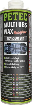Produktbild von Petec Multi UBS Wax Transparent Unterbodenwachs Saugdose 1L 73410