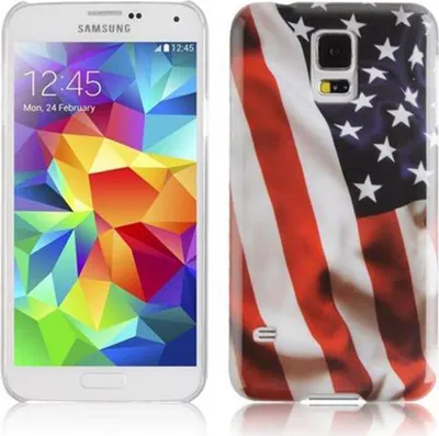 Image de Cadorabo Housse pour Samsung Galaxy S5 / S5 NEO Housse de protection en rouge Hard Case Housse de protection Housse de portable Cover Etui