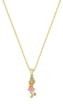 Produktbild von Lillifee Mädchen Halskette 2038747 Silber 925 vergoldet mit Anhänger Lillifee