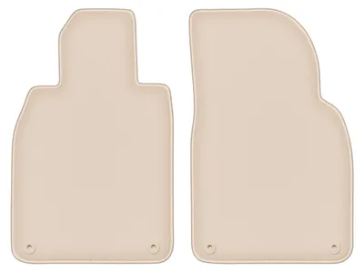 Produktbild von DURBAN Beige Velours-Fußmatten-Set für Porsche Boxster 718 Roadster (2016-)