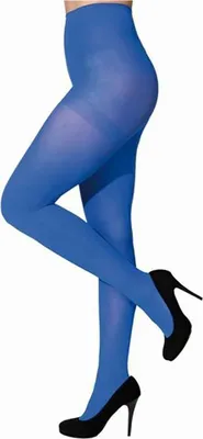 Produktbild von Strumpfhose blickdicht blau, Größe:140/152
