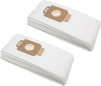 Produktbild von vhbw 20x Staubbeutel kompatibel mit Menalux 1200 Staubsauger - 32,5cm x 15cm Weiß