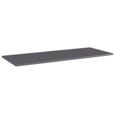 Produktbild von vidaXL Bücherregal-Bretter 4 Stk. Hochglanz-Grau 100x40x1,5 cm