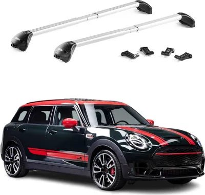 Image de Barres de toit transversales pour Mini Clubman F54 2016-2025 Alu Gris 2x ABE