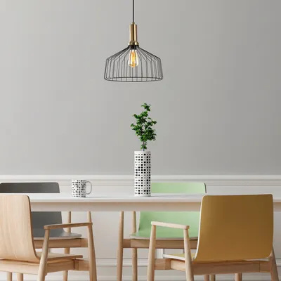 Produktbild von Opviq, Dear- Dear FLG, Schwarz, Kronleuchter, 34 x 34 cm, Metallkörper