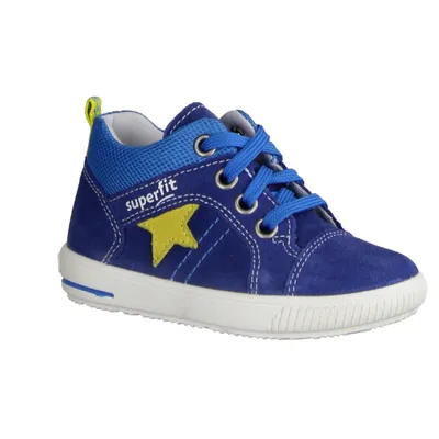 Produktbild von Lauflernschuh Superfit Moppy 09353-80 - Kinderschuhe Lauflernschuhe Gr. 18 - 26, Blau, leder/textil (velour)