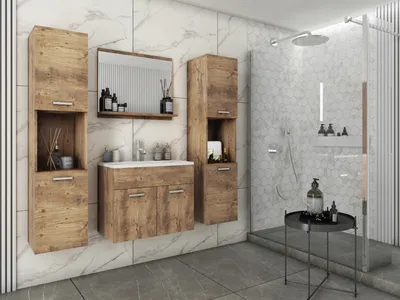 Immagine prodotto di Set da bagno MAYRA XL - castagna