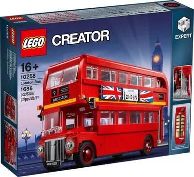 Zdjęcie produktu dla LEGO Creator Expert London Bus Model, Zestaw do budowania, 16 lat(a), 1686 szt., 2,27 kg