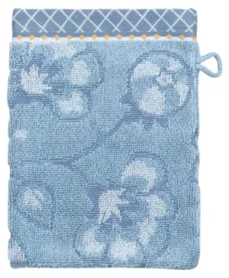 Produktbild von PIP STUDIO Jasmin Jaquard Waschhandschuh light blue 16x22cm (1 Stück)