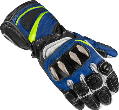 Image de Gants de moto Arlen Ness Yakun Evo, noir/bleu/blanc, S