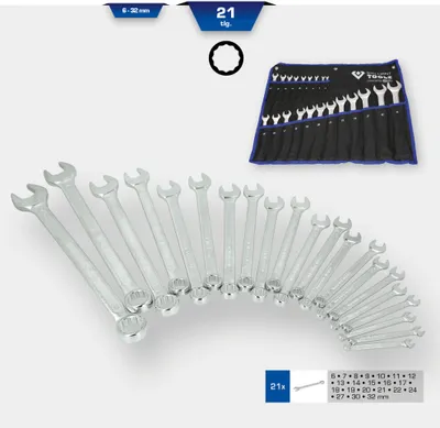 Image de Brilliant Tools Jeu de clés mixtes, 21 pièces