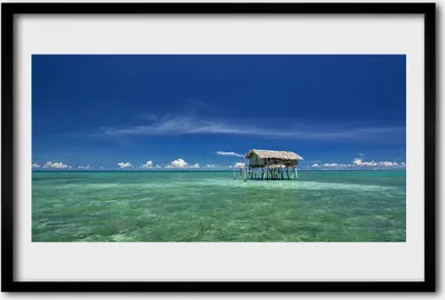 Produktbild von Bild 60x40 MDF-Rahmen Wandkunst Meer Landschaft