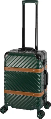 Produktbild von Handgepäck-Reisekoffer Hartschale 4 Rollen Bordtrolley - Grün - Travelhouse Paris