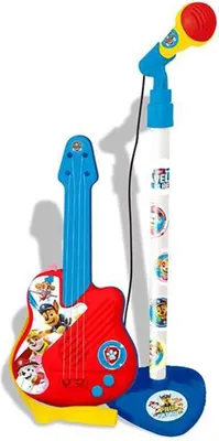 Produktbild von Reig Musicales And Pow Patrol Patrol With Amplifier Adjustable Height 60x30x17 Cm Gitarre Durchsichtig  Durchsichtig One Size