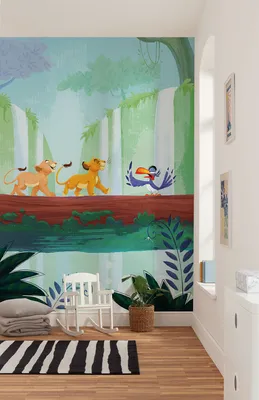 Produktbild von Komar Vlies Fototapete - Disney The Lion King Classic Waterfall - Größe 200 x 250 cm