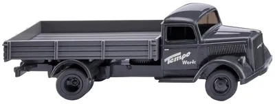 Immagine prodotto di Wiking 084008 Camion con cassone (Opel Blitz) Modello in miniatura Tempo Werk Scala H0 1:87 Non è un giocattolo!