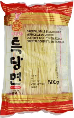 Produktbild von [ 500g ] EAGLOBE Süßkartoffel-Tapioka-Nudeln / Stärke Nudeln "Oriental Style"