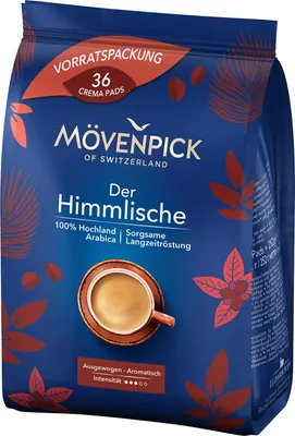 Produktbild von Mövenpick DER HIMMLISCHE Kaffeepads, 6x36 Stück
