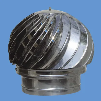 Produktbild von Drehbarer Rostfreier Edelstahl Schornsteinaufsatz, Kugelaufsatz  180x310 mm