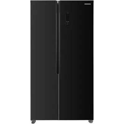 Produktbild von Heinner HSBS-HM442NFGBKE++ Side-by-Side Kühlschrank 442L, No Frost, Schnellkühlen, Schwarz