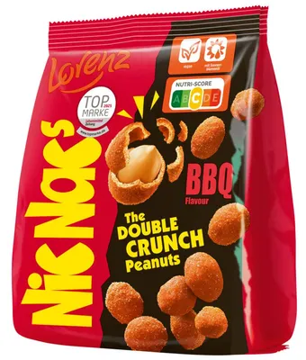 Produktbild von Lorenz NicNac's BBQ, Erdnuss, 529 kcal, 2200 kcal, 35 g, 14 g, 34 g