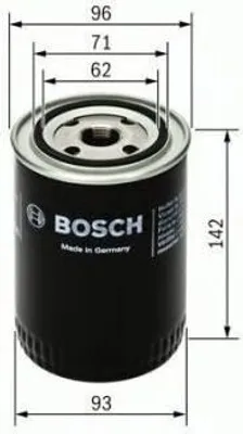 Immagine prodotto di Filtro olio BOSCH 0 986 452 400
