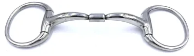 Doppelt gebrochenes Gebiss mit Roll-R, Olivenkopf, 70 mm Ring, 14 mm, 11,5 cm