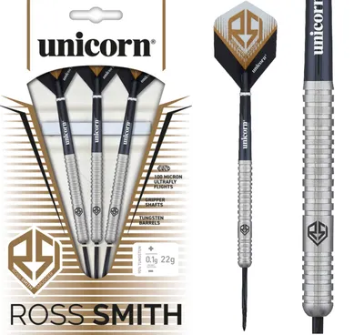 Produktbild von Unicorn Ross Smith Natural Steel Darts - 22g -- 1 Satz