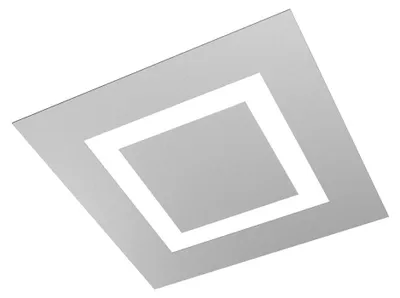Zdjęcie produktu dla Nowoczesna Lampa Sufitowa Dywan Metal Szary 4 Światła 2G11 48Cm