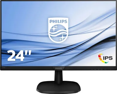 Zdjęcie produktu dla Philips V Line Monitor LCD Full HD 243V7QDSB/00, 60,5 cm (23.8"), 1920 x 1080 px, Full HD, LED, 4 ms, Czarny