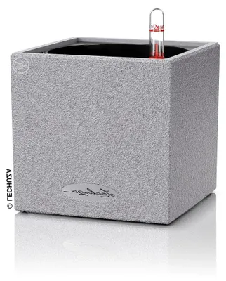 Produktbild von CANTO Stone 14 Kräuterwürfel mit Bewässerungssystem, steingrau